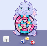 🐸Soft Sticky Ball Dart Board Game for Boys with Adorable Animal Designs and Safe Indoor Fun - ThiGui
